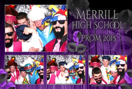 Merrill High School Prom - Photo booth strip